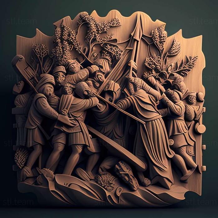 3D модель Гра Knights and Merchants The Peasants Rebellion (STL)